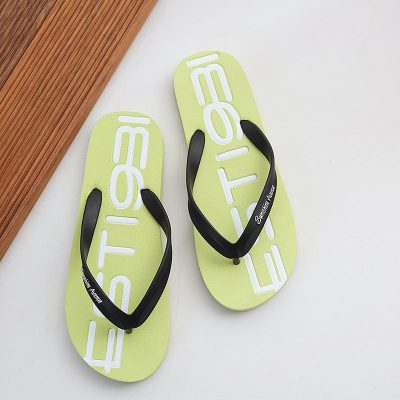 Soft PE beach flip flops anti-slip wholesale summer use