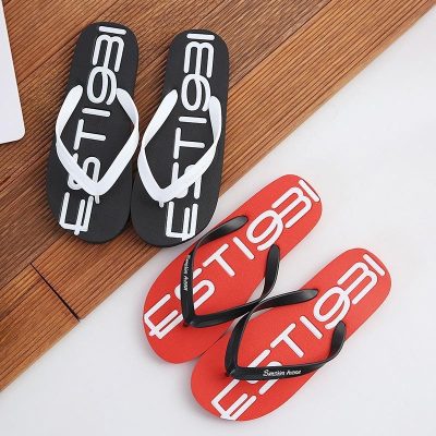 Soft PE beach flip flops anti-slip wholesale summer use