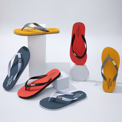 Unisex soft PE flip flops for summer custom wholesale