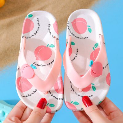 Cute anti-slip summer flip flops for boys and girls