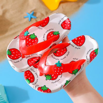 Cute anti-slip summer flip flops for boys and girls