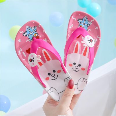 Cute anti-slip summer flip flops for boys and girls