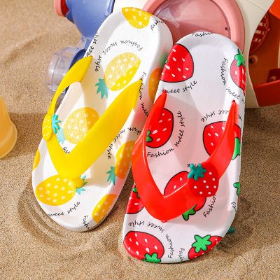 Cute anti-slip summer flip flops for boys and girls