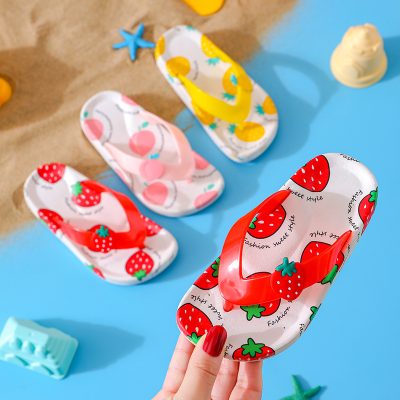 Cute anti-slip summer flip flops for boys and girls