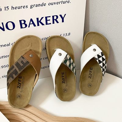 Summer kids slides and flip flops for boys and girls