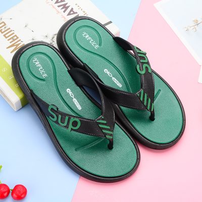 Korean-style men's summer flip flops for outdoor wear