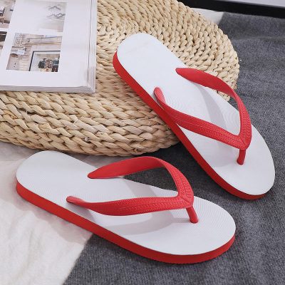 PE lightweight flip flops with soft sole for wholesale