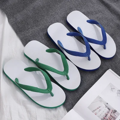 PE lightweight flip flops with soft sole for wholesale