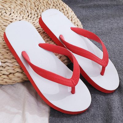 PE lightweight flip flops with soft sole for wholesale