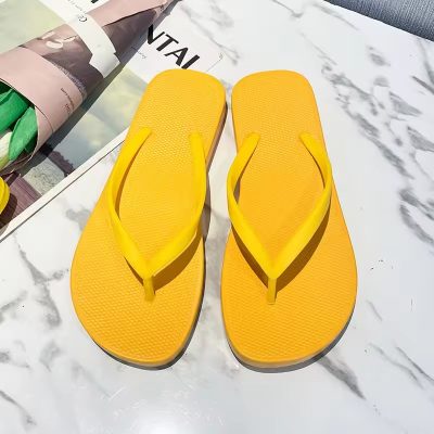 Printed EVA flip flops for women with rubber outsole
