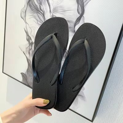 Printed EVA flip flops for women with rubber outsole