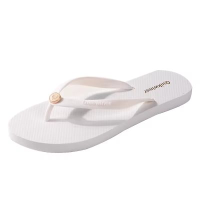 Custom lightweight PE sole flip flops for women