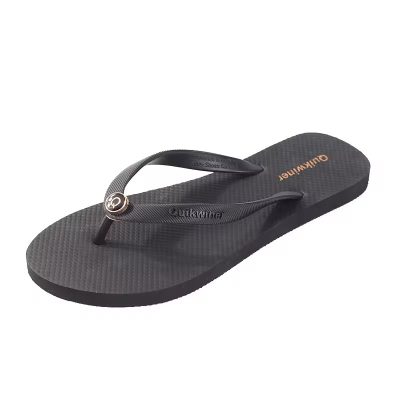 Custom lightweight PE sole flip flops for women
