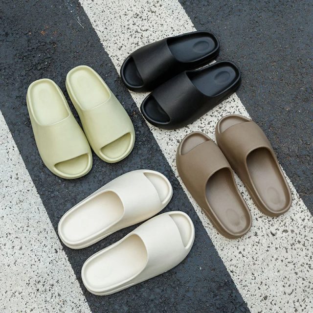 Fashion solid color sandals summer unisex home shoes (1) Fashion solid color sandals summer unisex home shoes (1)