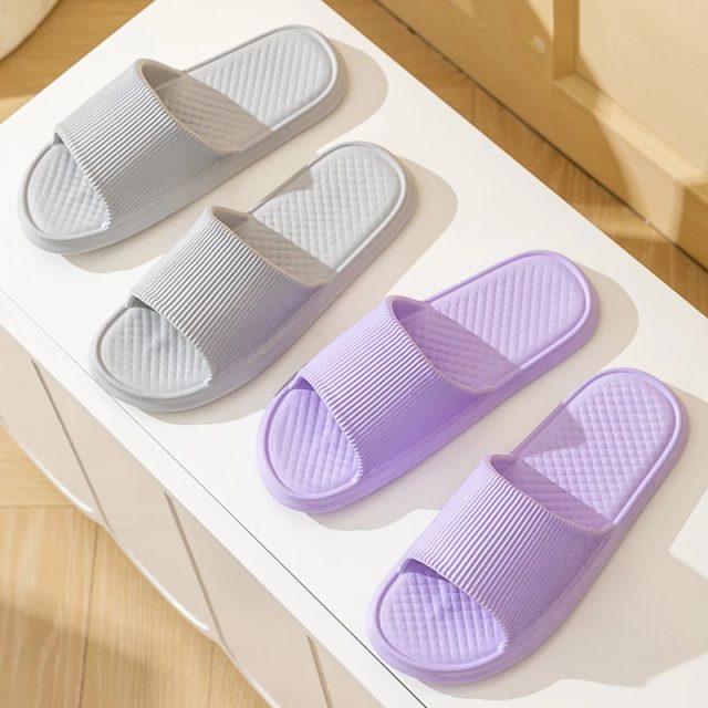 Summer couple indoor slippers soft women comfort sandals (1) Summer couple indoor slippers soft women comfort sandals (1)