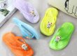 Kids colorful soft sole flip flops non-slip beach sandals