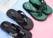 Korean-style men's summer flip flops for outdoor wear